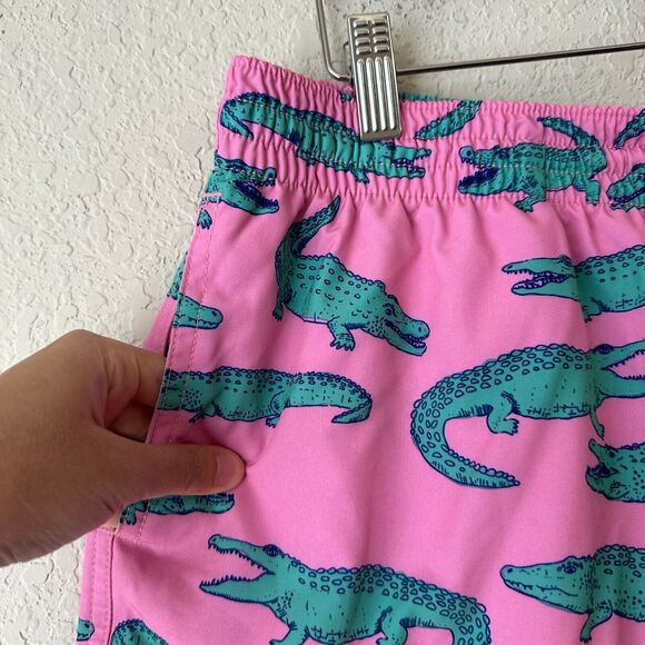 NWOT CHUBBIES The Glades 5.5" Pink Alligator Swim Trunks - Picture 3 of 10